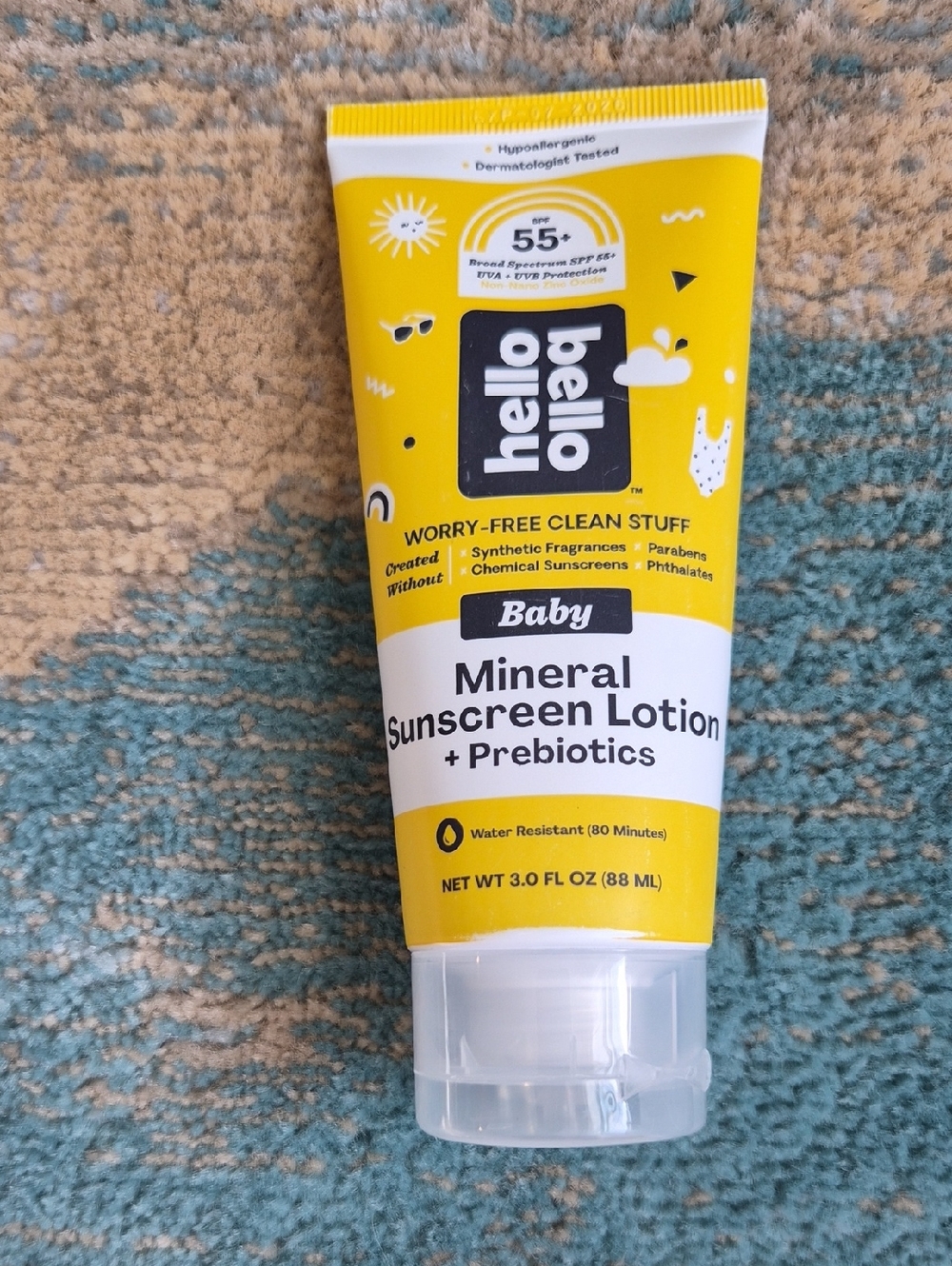 Hello Bello Baby Mineral Sunscreen Lotion SPF 55 - Yellow